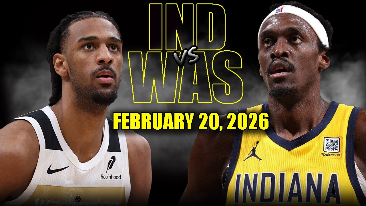 Indiana Pacers vs Washington Wizards Full Game Highlights &ndash; February 20, 2026 | NBA Season