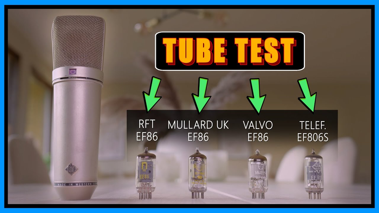 Four Different Tubes – One vintage Neumann U67