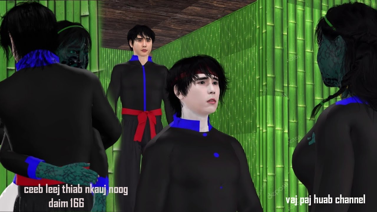 ceeb leej thiab nkauj noog daim 166, hmong movie 3d
