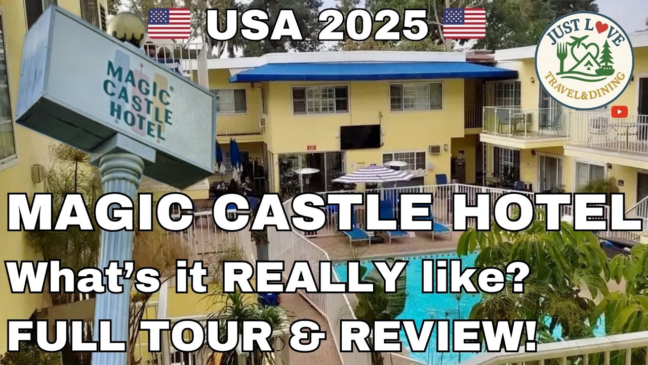 Magic Castle Hotel Hollywood Review & Tour | Popsicle Hotline, Pool & Free Snacks