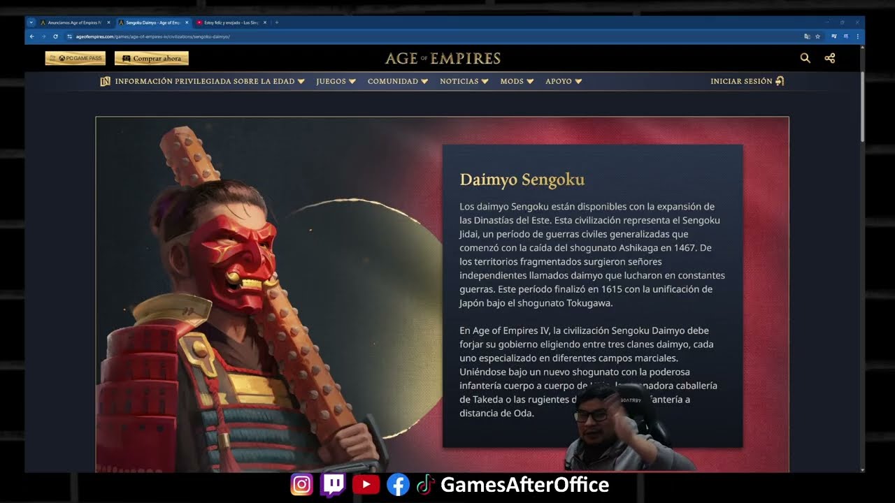 ANUNCIO DLC DAIMYO SENGOKU - AGE OF EMPIRES IV