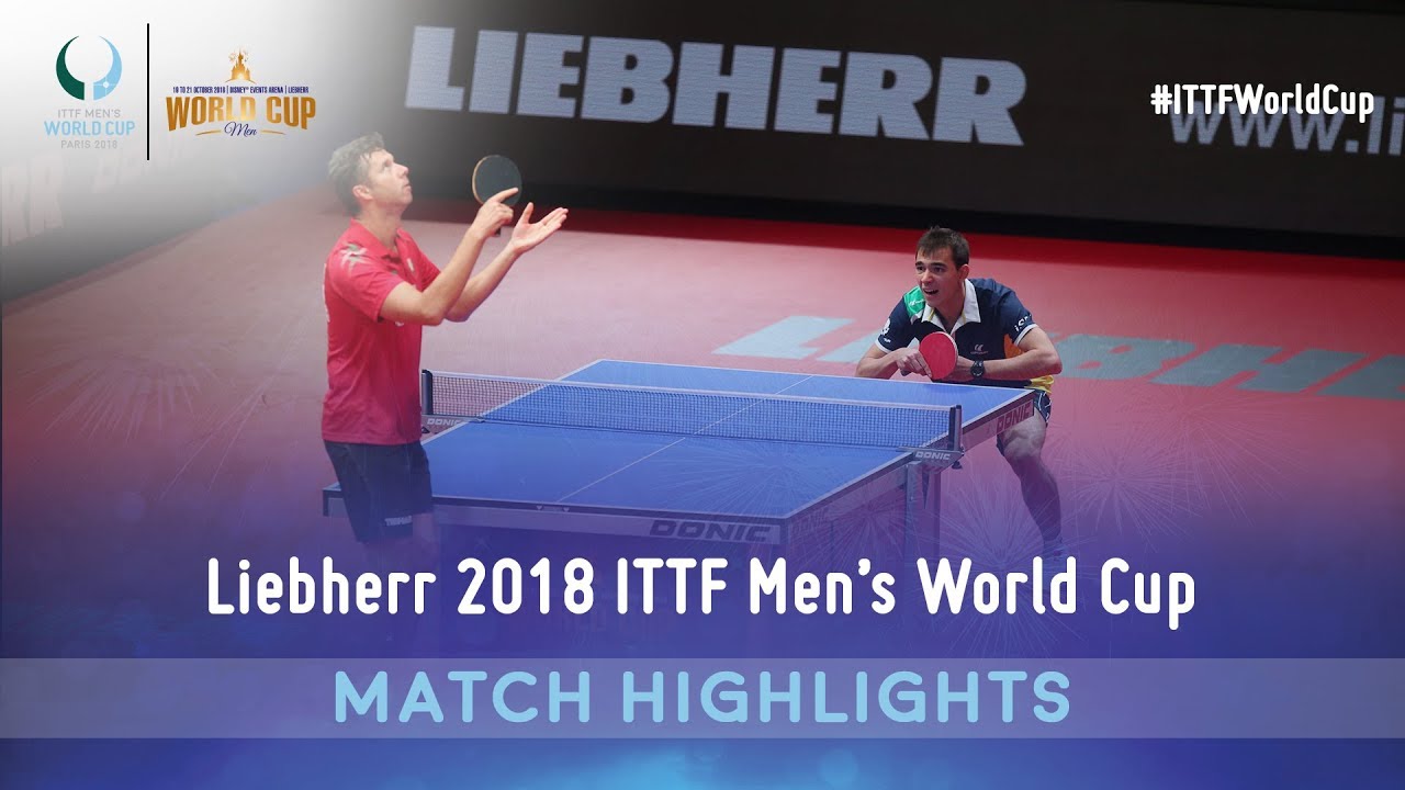 Vladimir Samsonov vs Hugo Calderano I 2018 ITTF Men's World Cup Highlights (Group)