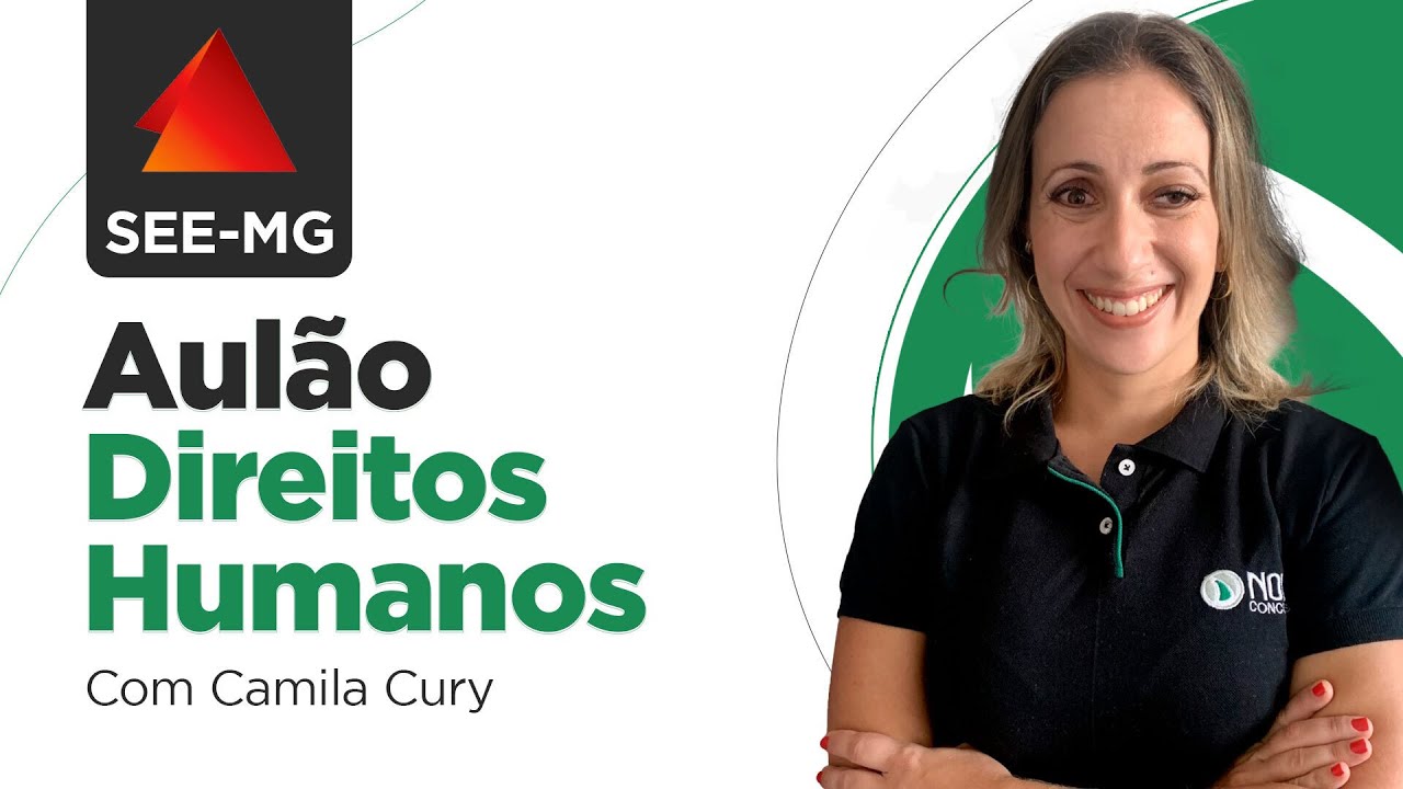 Concurso SEE MG 2023 Aulão de Direitos Humanos