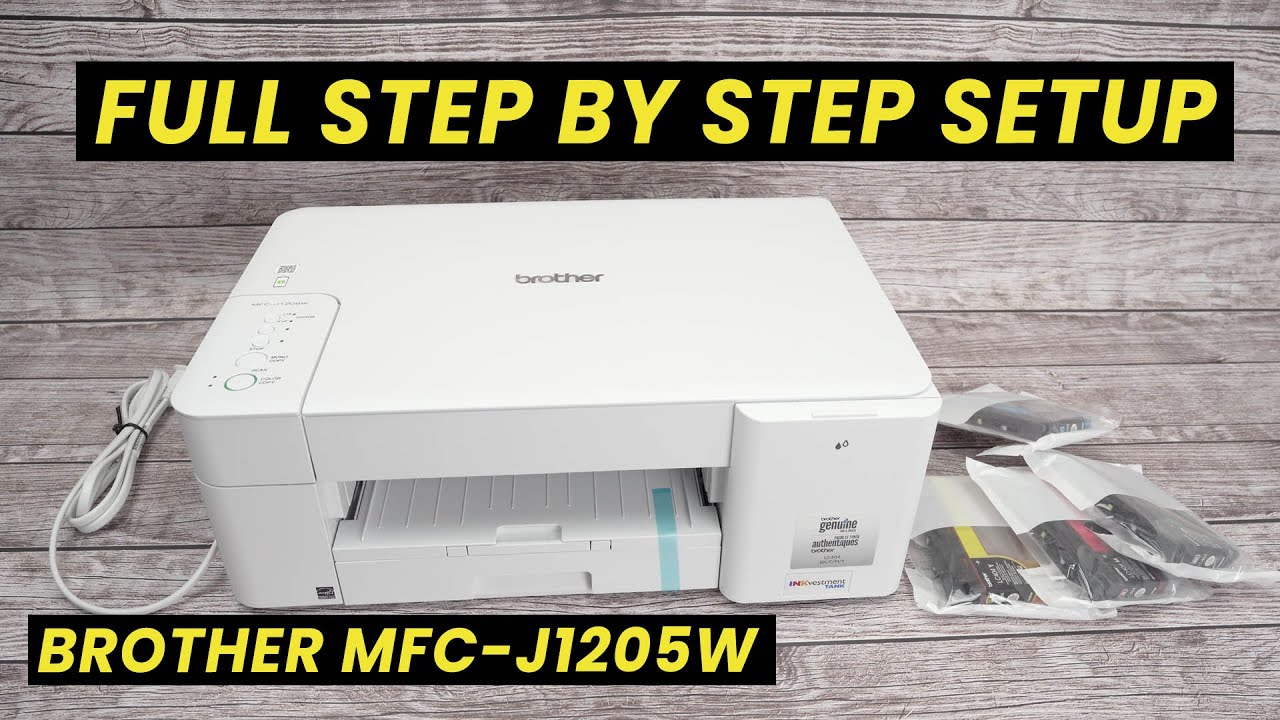 Brother MFC-J1205w: Полное руководство по настройке — шаг за шагом