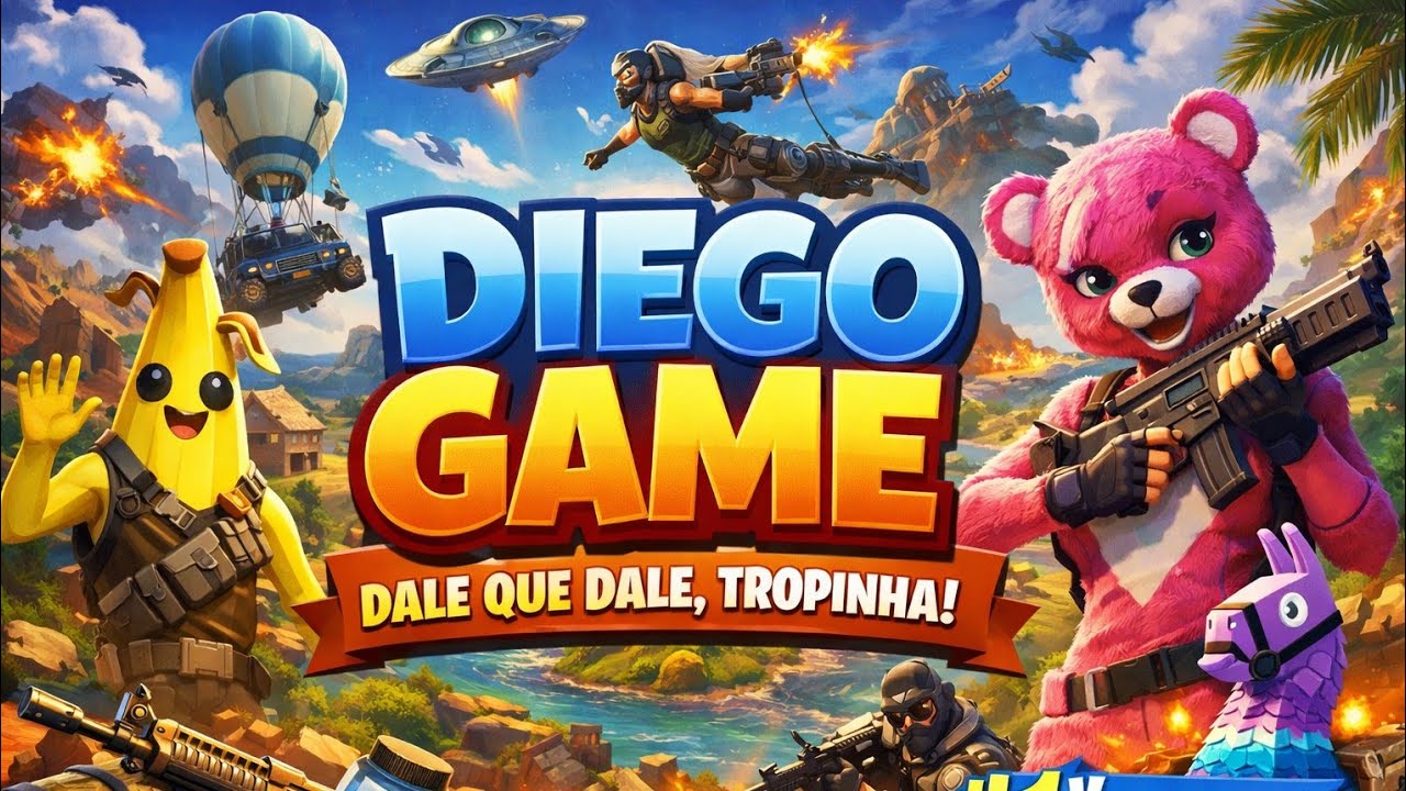 Jogado Fortnite com os amigos!!!