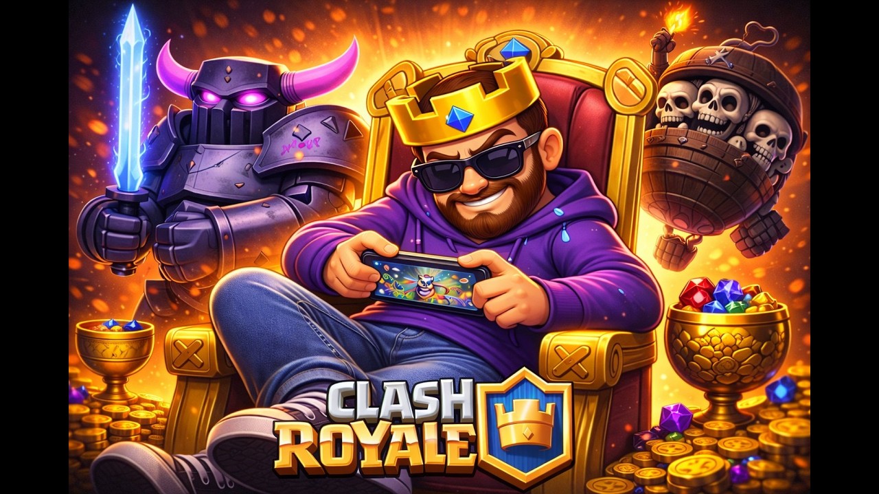 EINE TOLLE RUNDE CLASH ROYALE MIT NEUEM DECK | Clash Royale (no commentary)