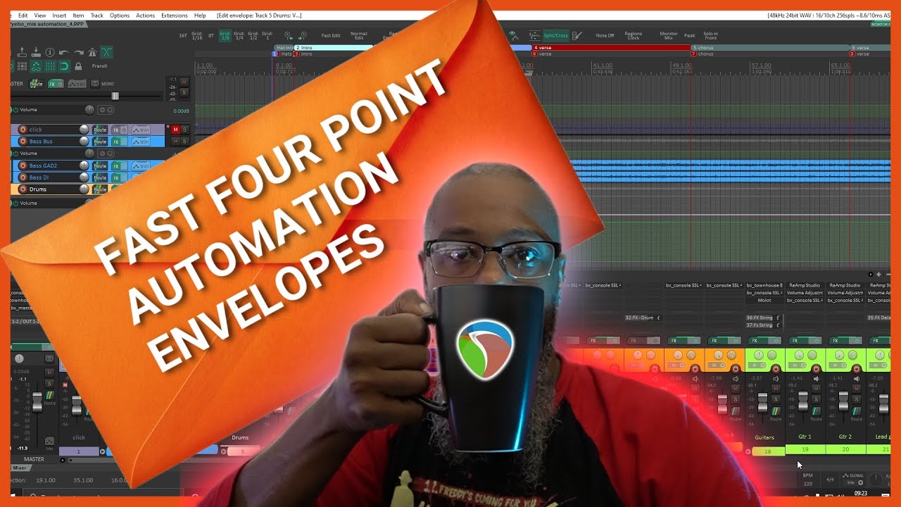 AUTOMATION: Fast Four Point Envelopes in REAPER