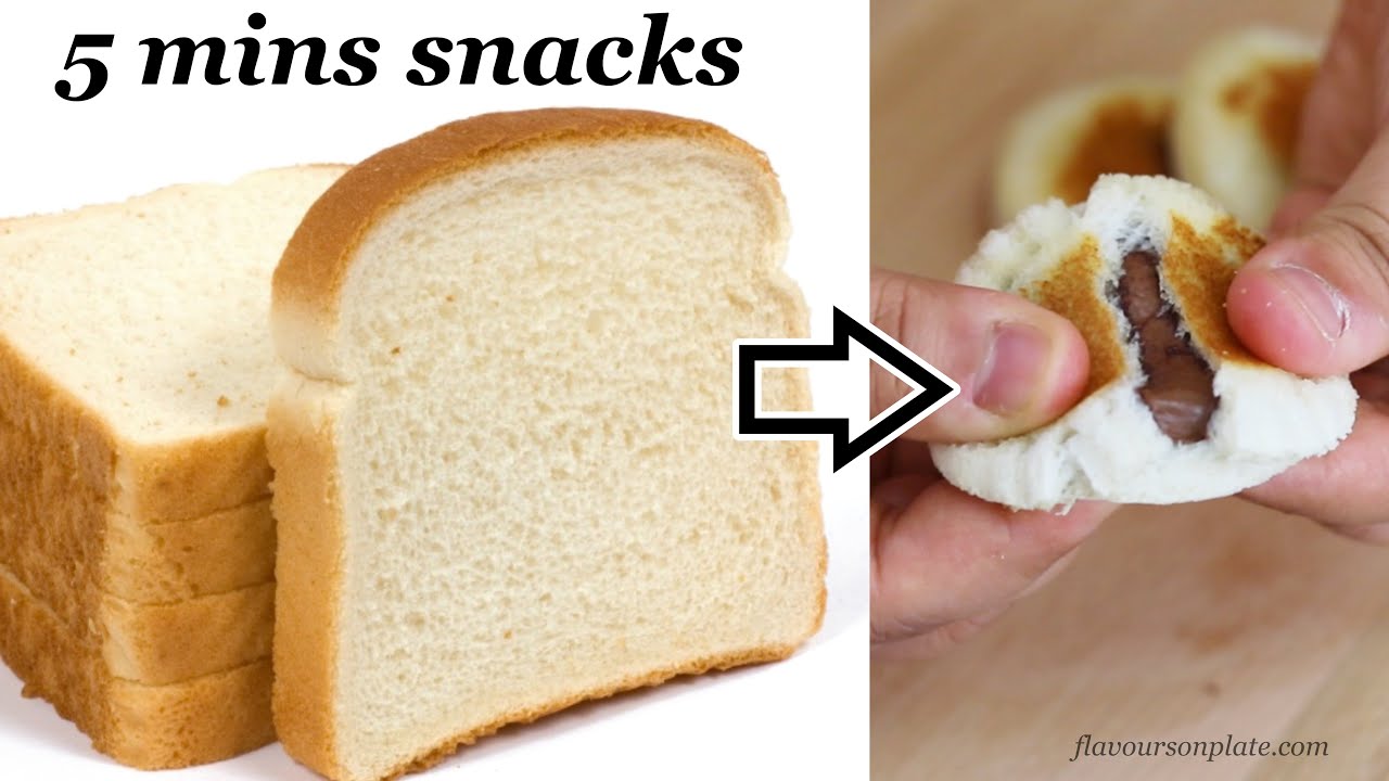 5 Minutes Easy Snacks  Recipes | Easy Snacks to Make | Bread Nutella at home | Crispy and Crunchy