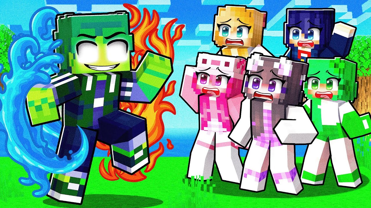 OrKsy Has ELEMENTAL POWERS in Minecraft Killer Mystery and PRANKS his FAN GIRLS!