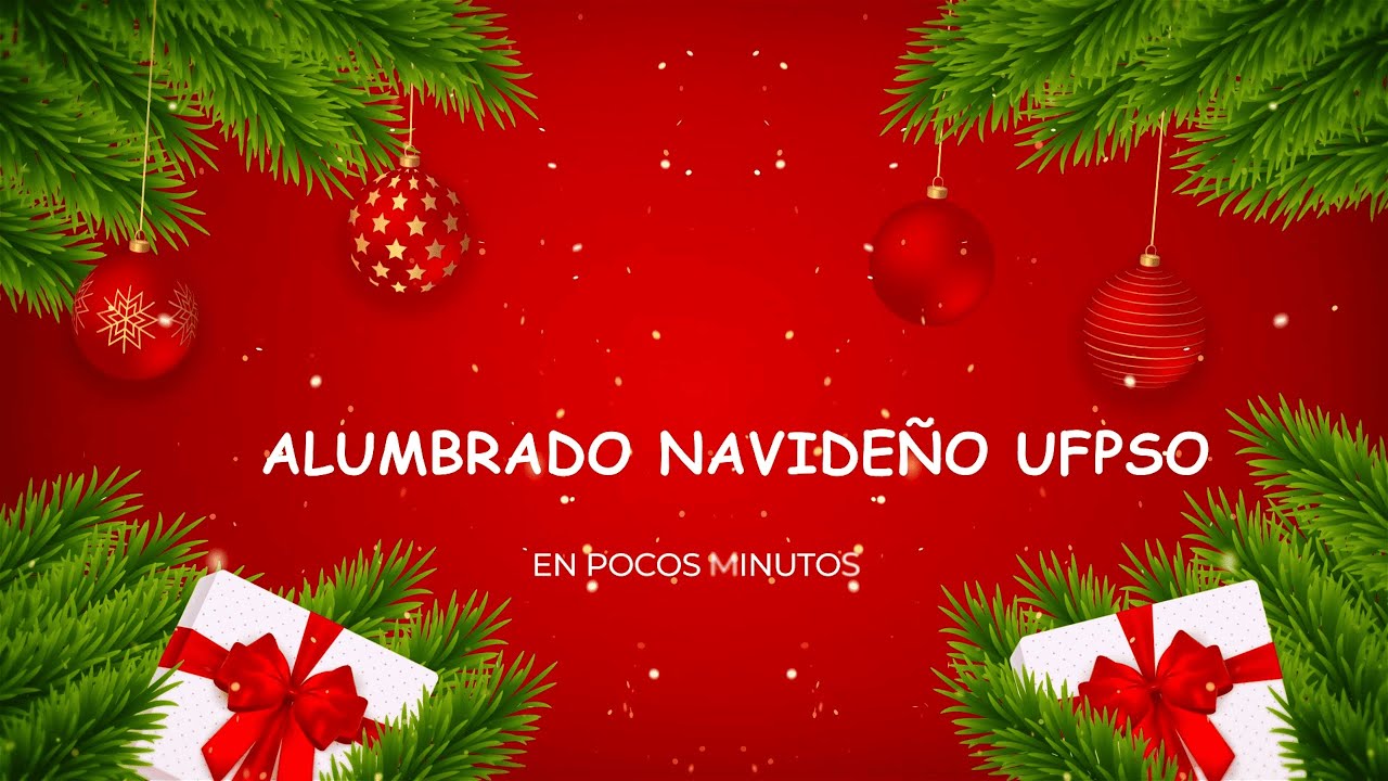 Encendido del Alumbrado Navide&ntilde;o UFPSO 2025