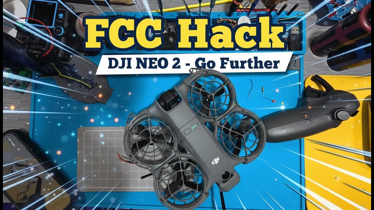 Работает ли взлом FCC на DJI NEO 2 — Как установить взлом FCC на свой дрон