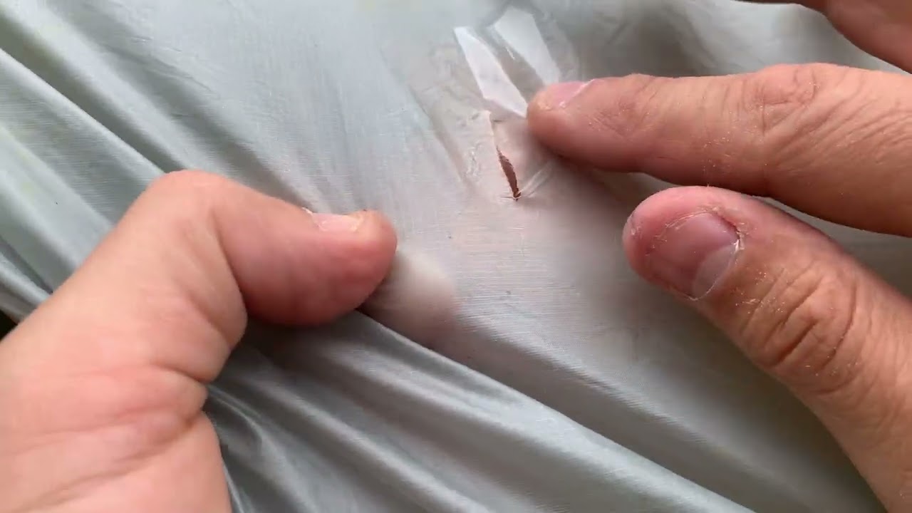 How to fix a tent rip/tear
