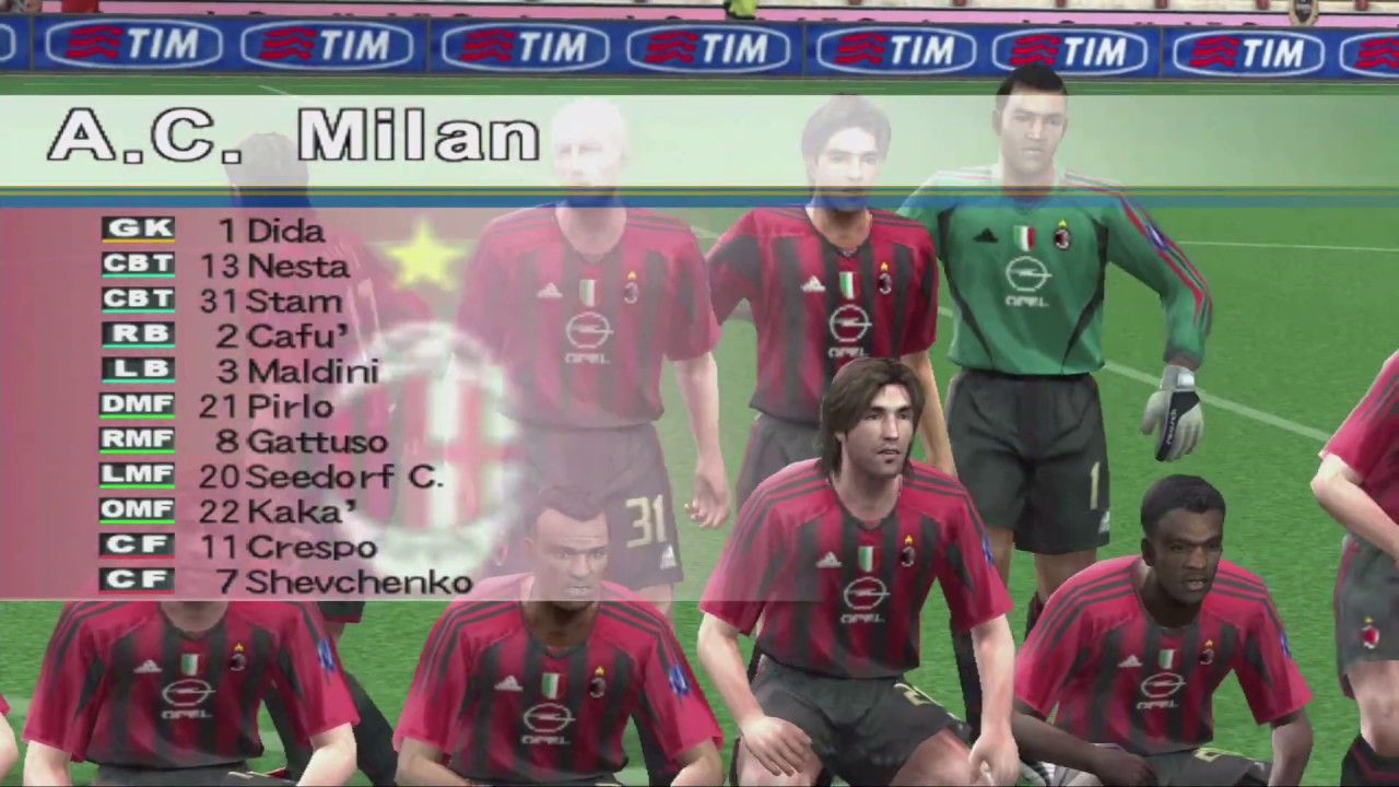 PES 4 - Classic Matches 2004-2005 #2 (Wendetta 2.1 patch)