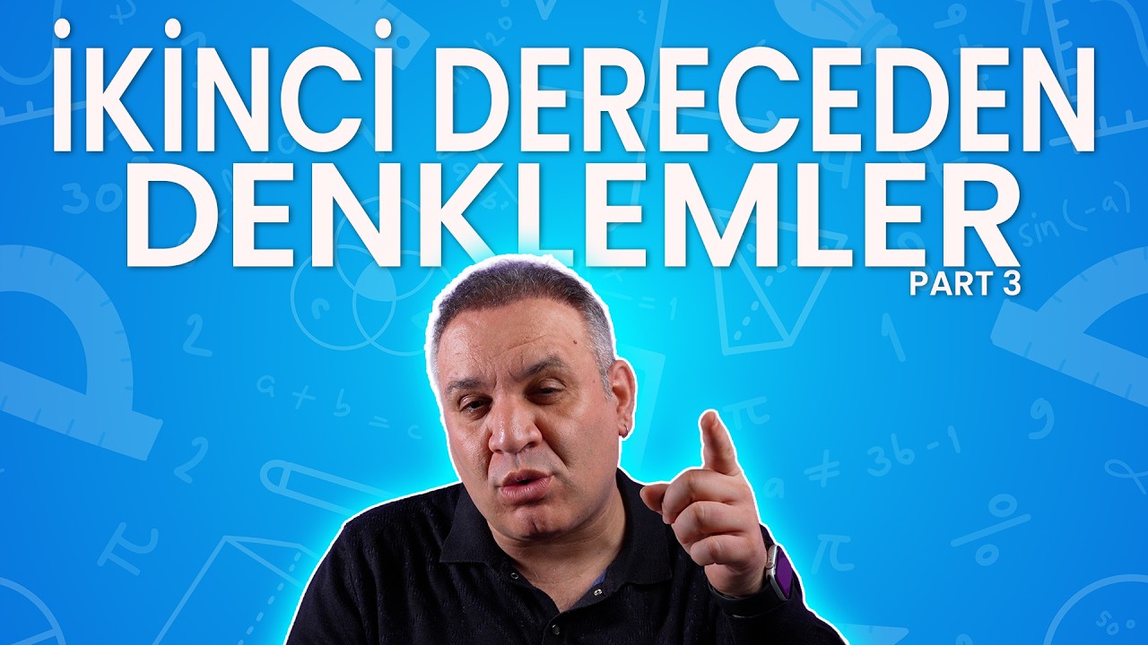 Reel Kök Yoksa Karmaşık Kök Var! | 2. Dereceden Denklemleri Bitiriyoruz (Part - 3)