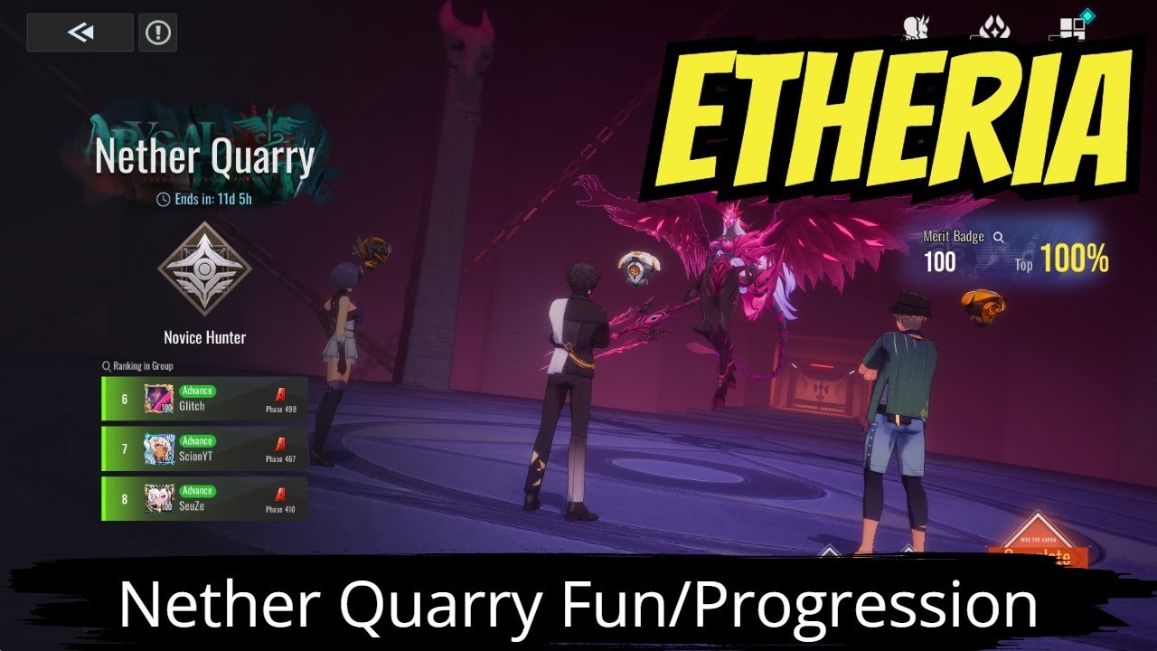 Etheria Restart - Nether Quarry Fun/Current Account Projects