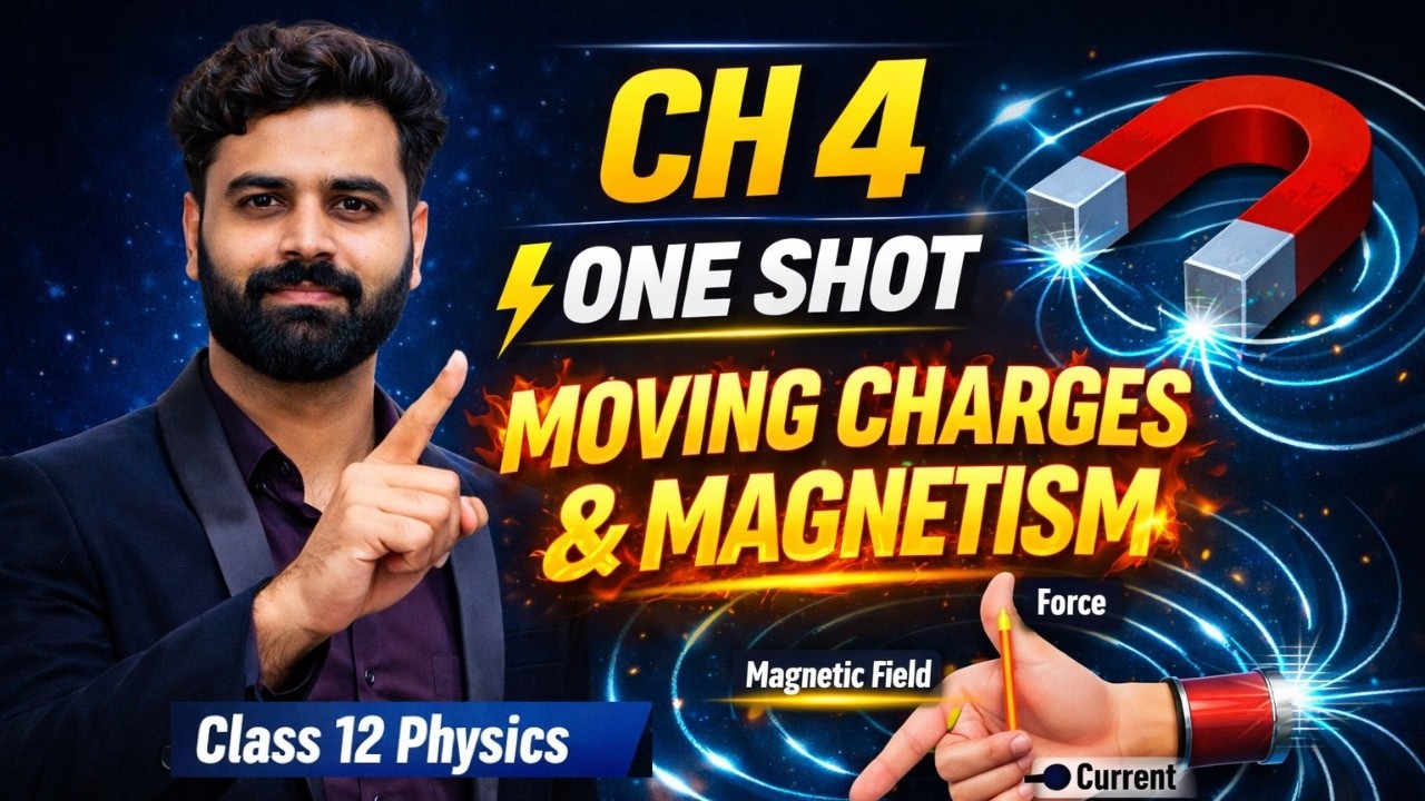 Class 12 Physics Chapter 4 One Shot Revision 🔥 | Moving Charges & Magnetism | Boards 2026