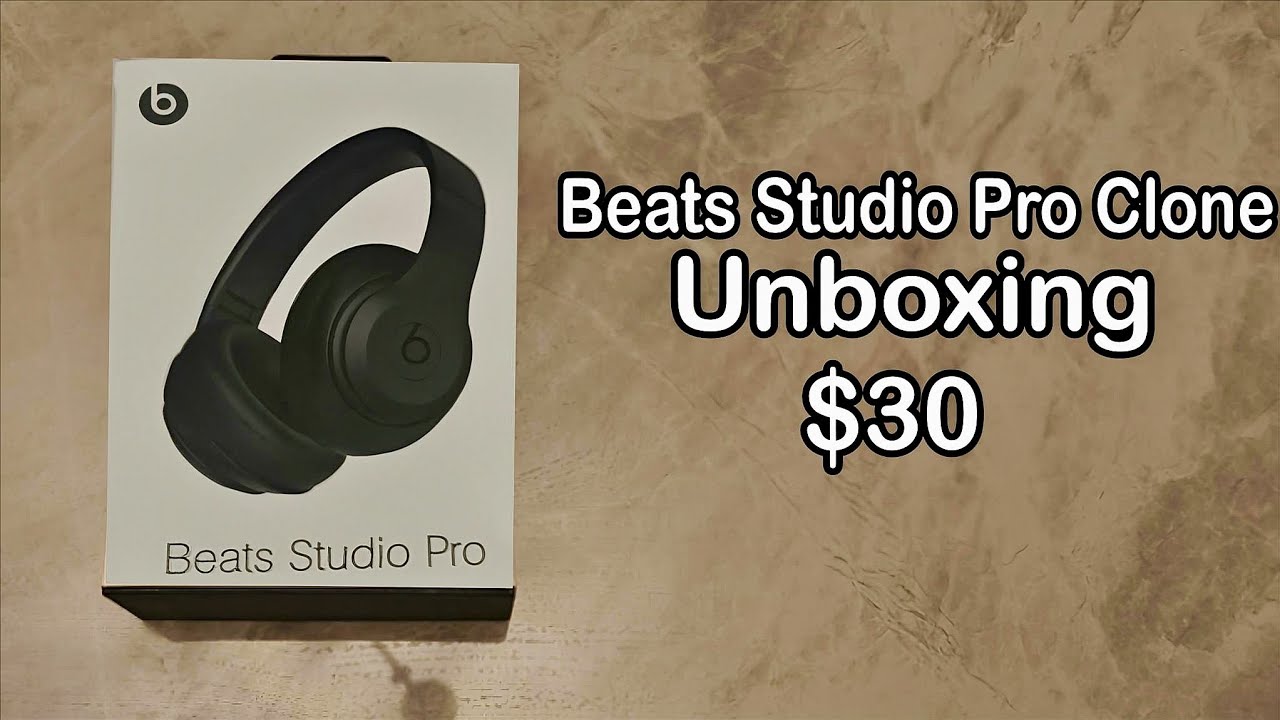 beats Studio Pro Clone Unboxing 