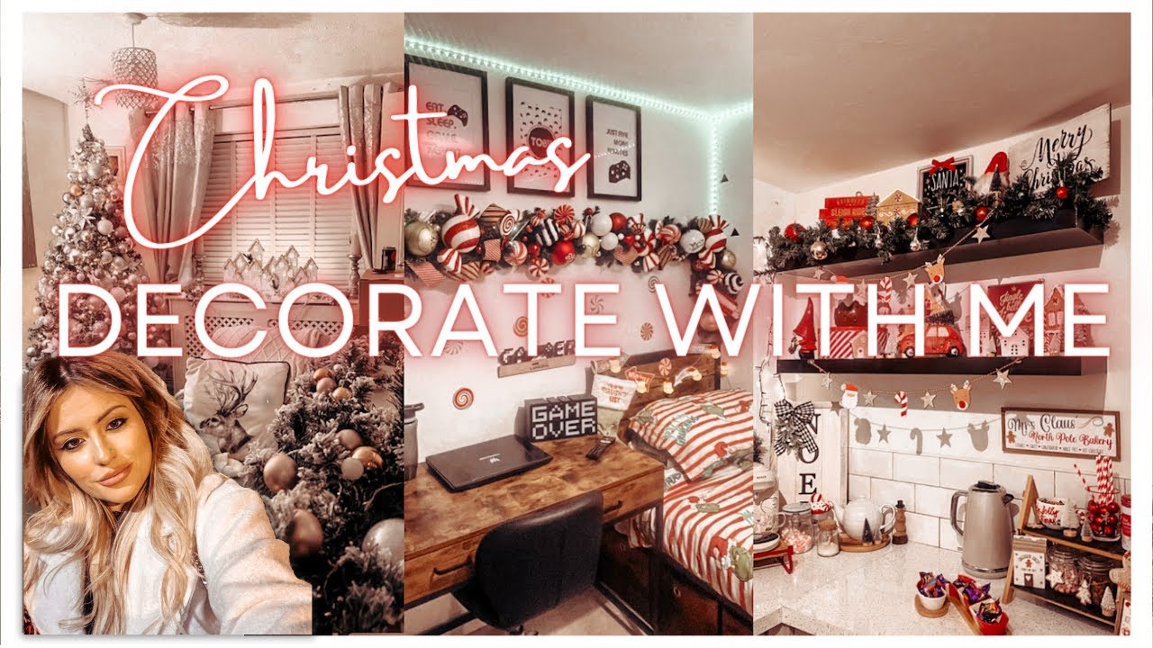 2023 CHRISTMAS DECORATE WITH ME - DIY garland & inexpensive decorating ideas
