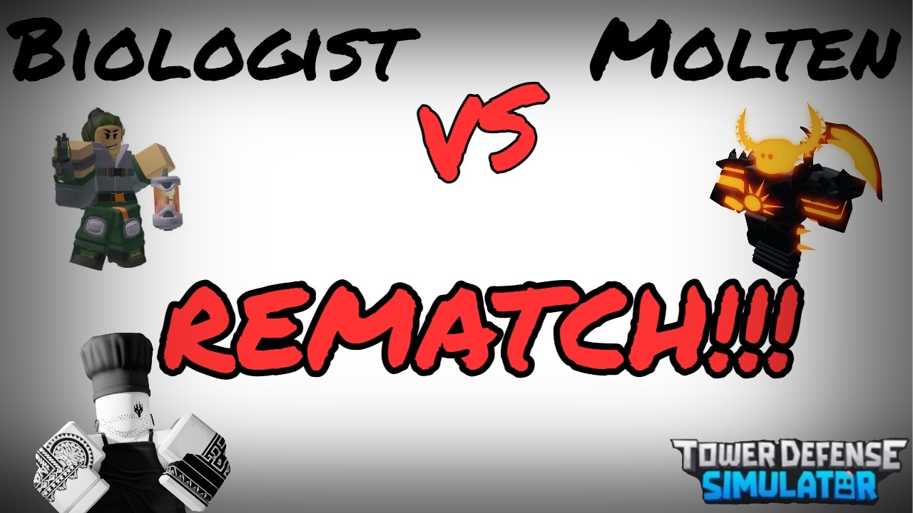Biologist VS Molten Mode REMATCH!!! - TDS - R0OGY