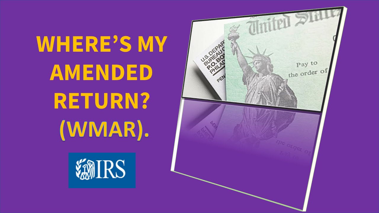Where's My Refund for Amended Tax Returns
