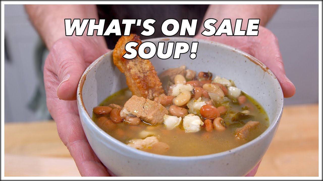 What's On Sale Pork Beans Hominy Soup - Glen And Friends Cooking