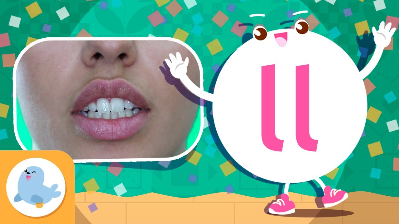 Fonética para niños 🗣 El sonido /LL/ 🔑 Fonética en español  🌧️​