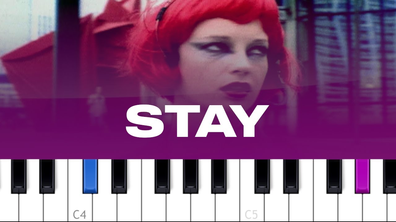 Sash! ft La Trec - Stay (piano tutorial)