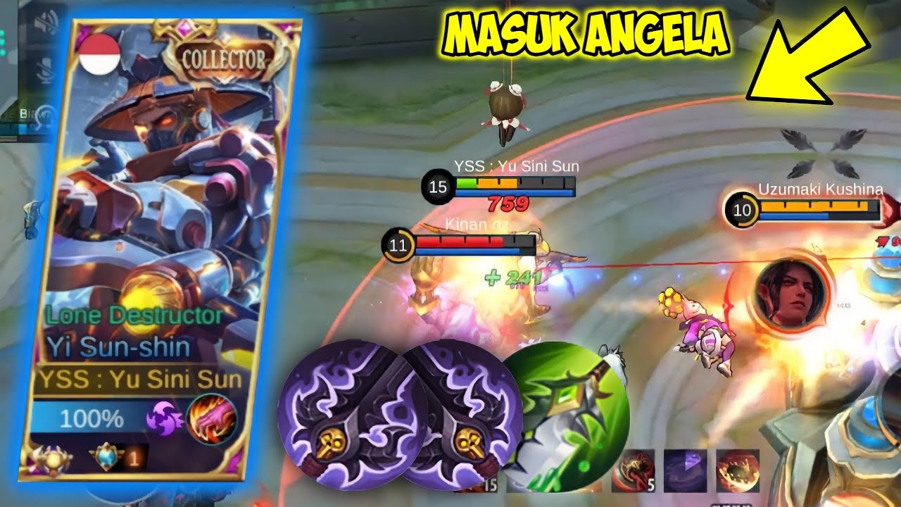 YSS DLYNNN KETIKA DAPET PLAYER ANGELA LAGI | LAND OF DOWN SEDANG TIDAK BAIK BAIK SAJA - MLBB