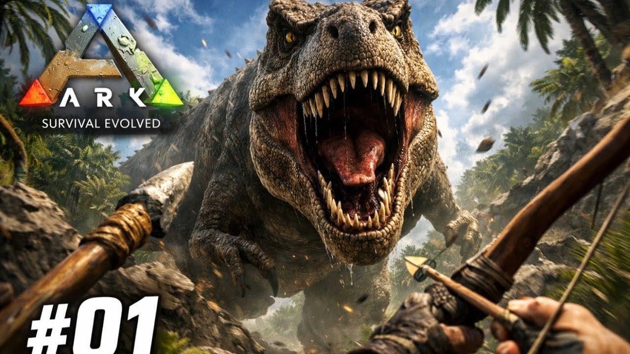 Playing ARK: Survival Evolved for the FIRST TIME 😱🦖 | Dinosaurs, Survival & Chaos | Live Hindi