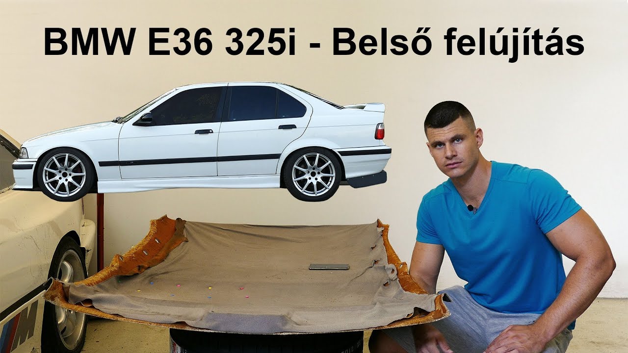 BMW E36 325i - Belső felújítás