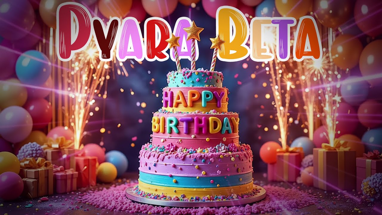 PYARA BETA BIRTHDAY SONG 🎂 YOUR SPECIAL DAY🎉 HAPPY BIRTHDAY BETA