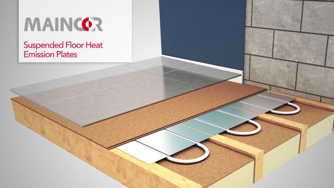 Suspended Floor Heat Emission Plates