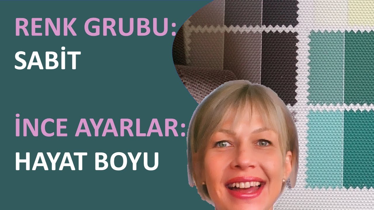 Renk grubunuz ve kartelanız ileri yaşlarda değişir mi?