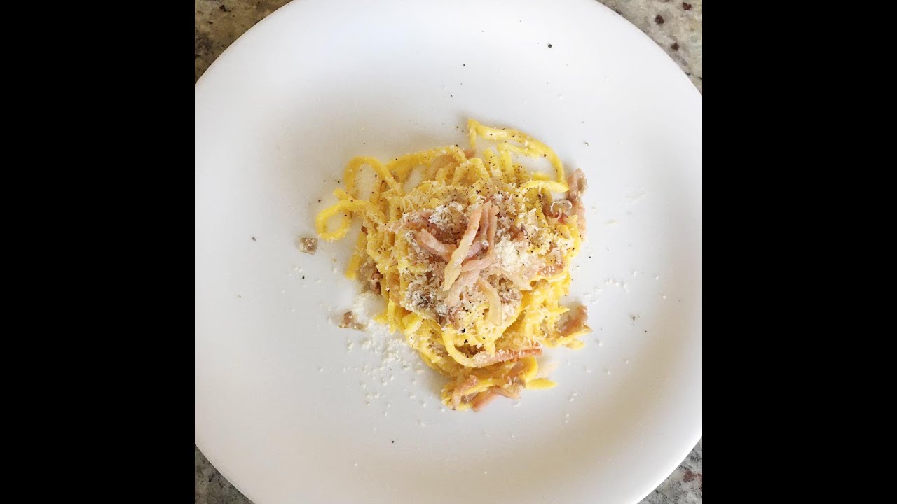 Curzul guanciale e scalogno