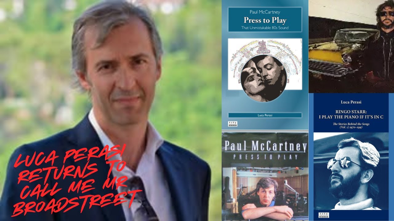 Luca Perasi Returns!  Paul McCartney  Press To Play and Ringo Books Interview