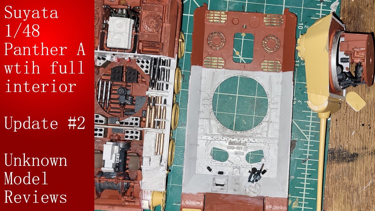 UMR - Suyata 1/48 Panther A with full interior build update #2 - Interior completion