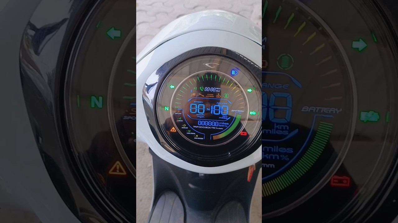 How to check bajaj chetak functions #bajaj #chetak #chetakelectric #display #function