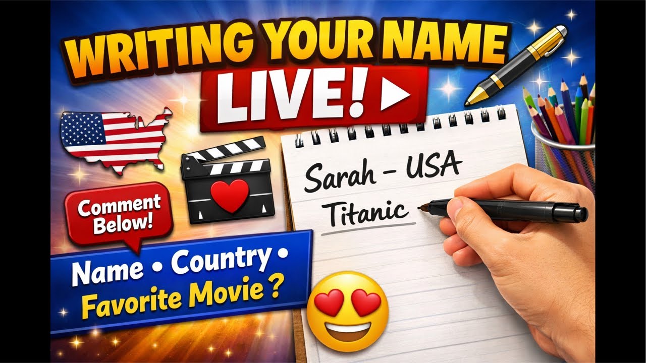 Interactive Live ✨ Names from Comments