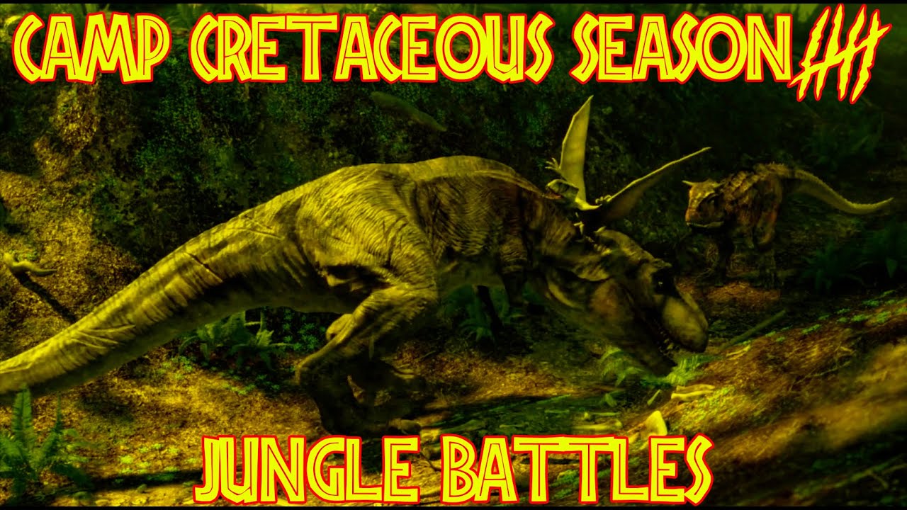 camp cretaceous season 5 scenes JUNGLE BATTLES