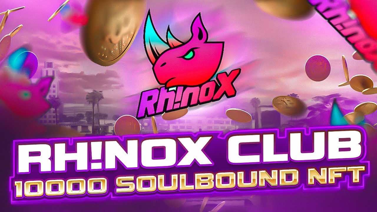 Обзор Rhinox : 10000 уникальных SoulBound  NFT!  Попади в Rh!noX CLUB NFT🤑