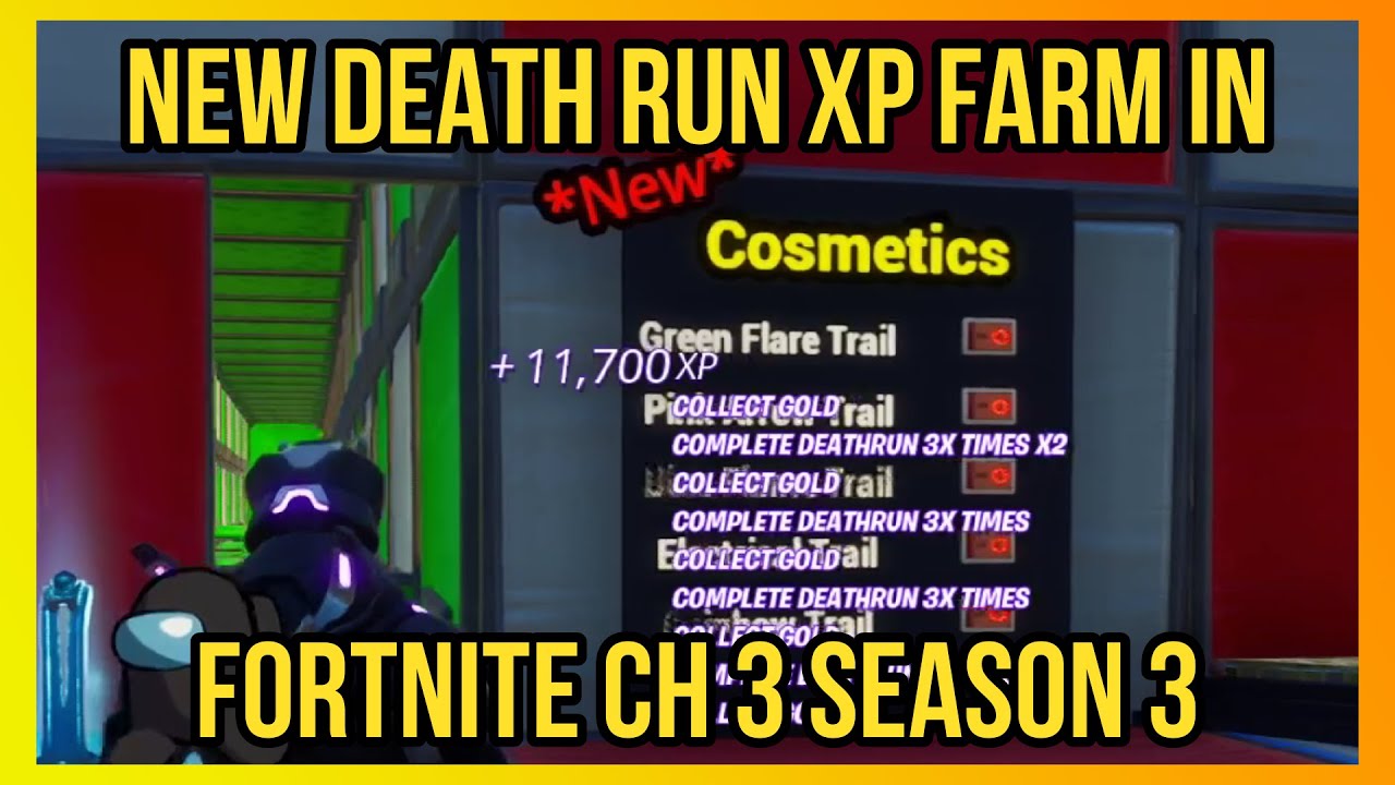 The Best Death Run AFK XP Farm Map In Fortnite Chapter 3 Season 3