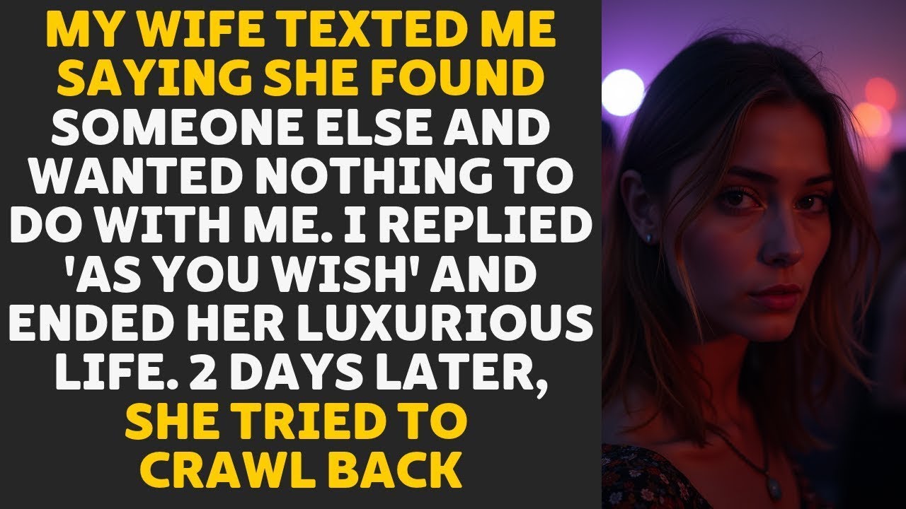 She Left Me for Someone Else, Then Came Crawling Back 48 Hours Later