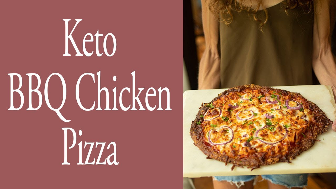 Keto BBQ Chicken Pizza