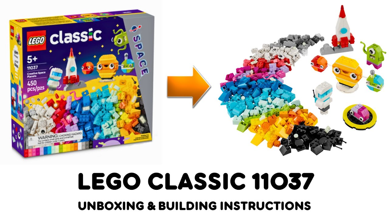 LEGO CLASSIC 11037 ideas Unboxing and Building instructions