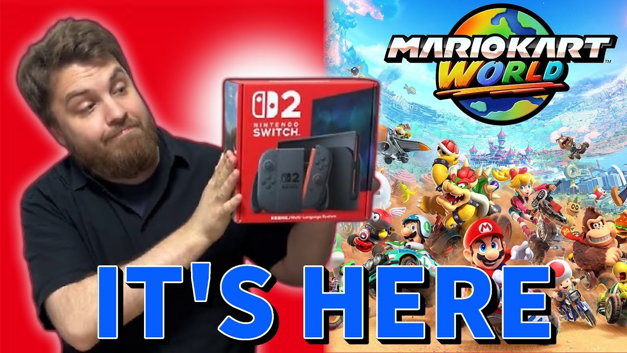 Nintendo Switch 2 Unboxing + Mario Kart World!
