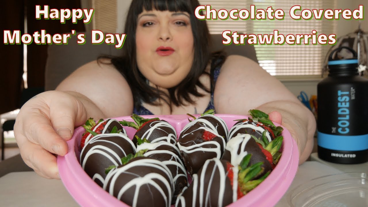 Mothers Day 2020 Chocolate Strawberries Mukbang