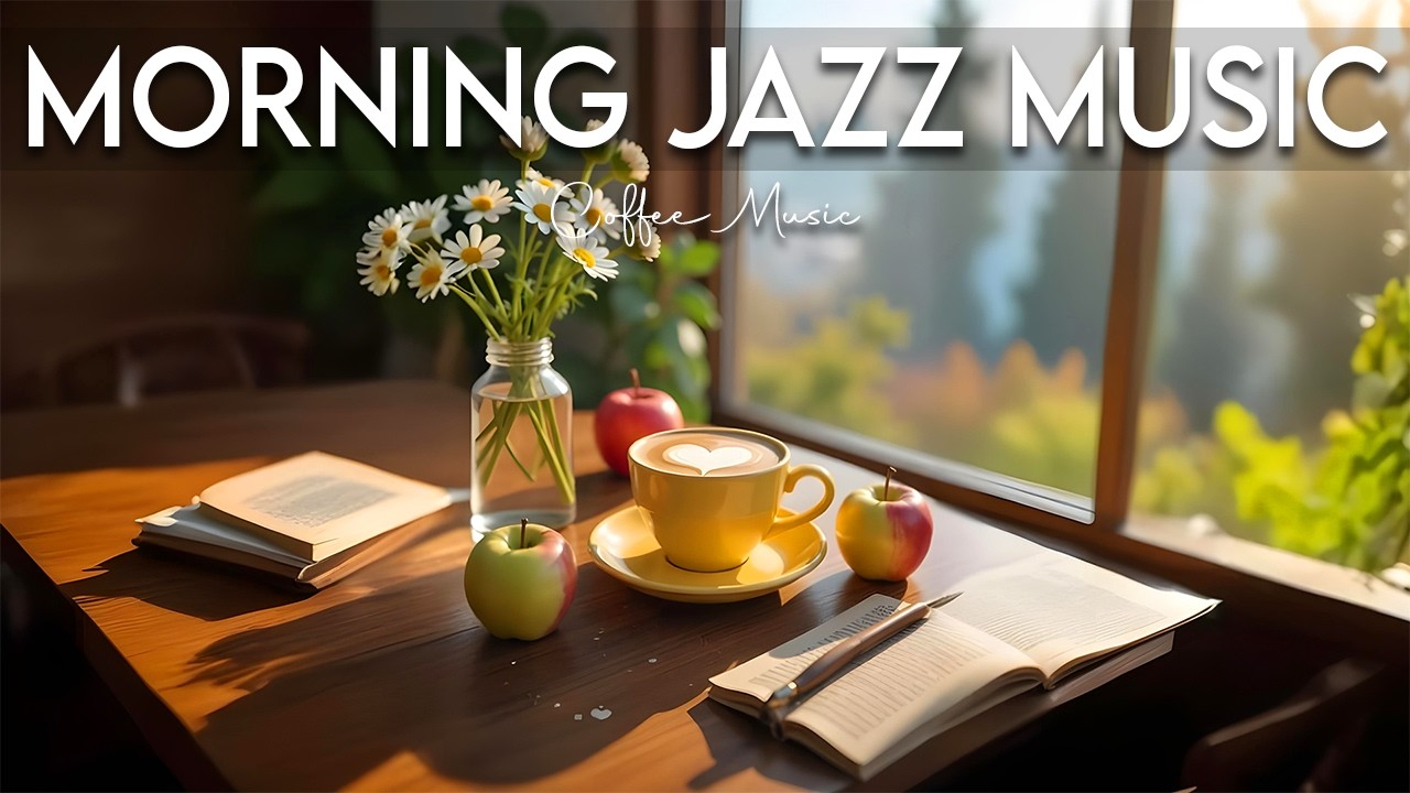 Morning Jazz Music ☕ Bossa Nova Relaxing Cafe Music for Studying, Working & Positive Vibes