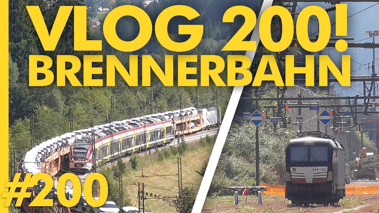 #200 Züge am BRENNER und Eisacktal mit Nightjet und Rangieraktion