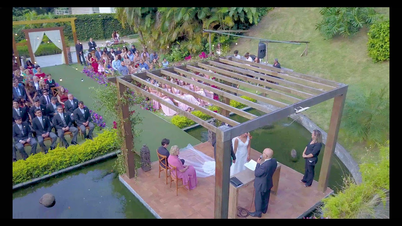 Casamento Feito 100% com Drone