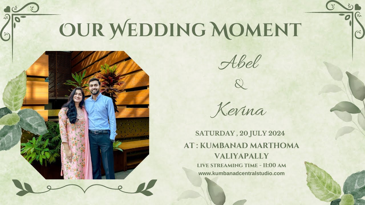 LIVE STREAMING WEDDING -  ABEL & KEVINA  (20-07-2024)